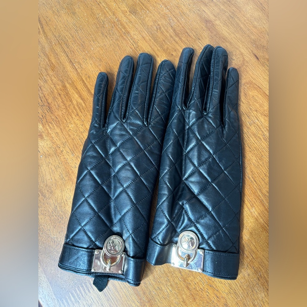 Michael Kors leather gloves